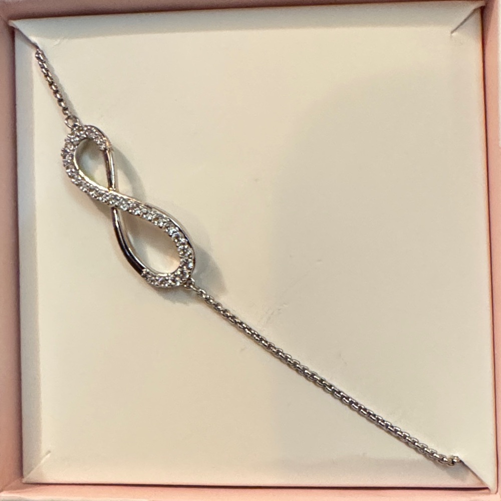 Origami Owl Silver Infinity Bracelet